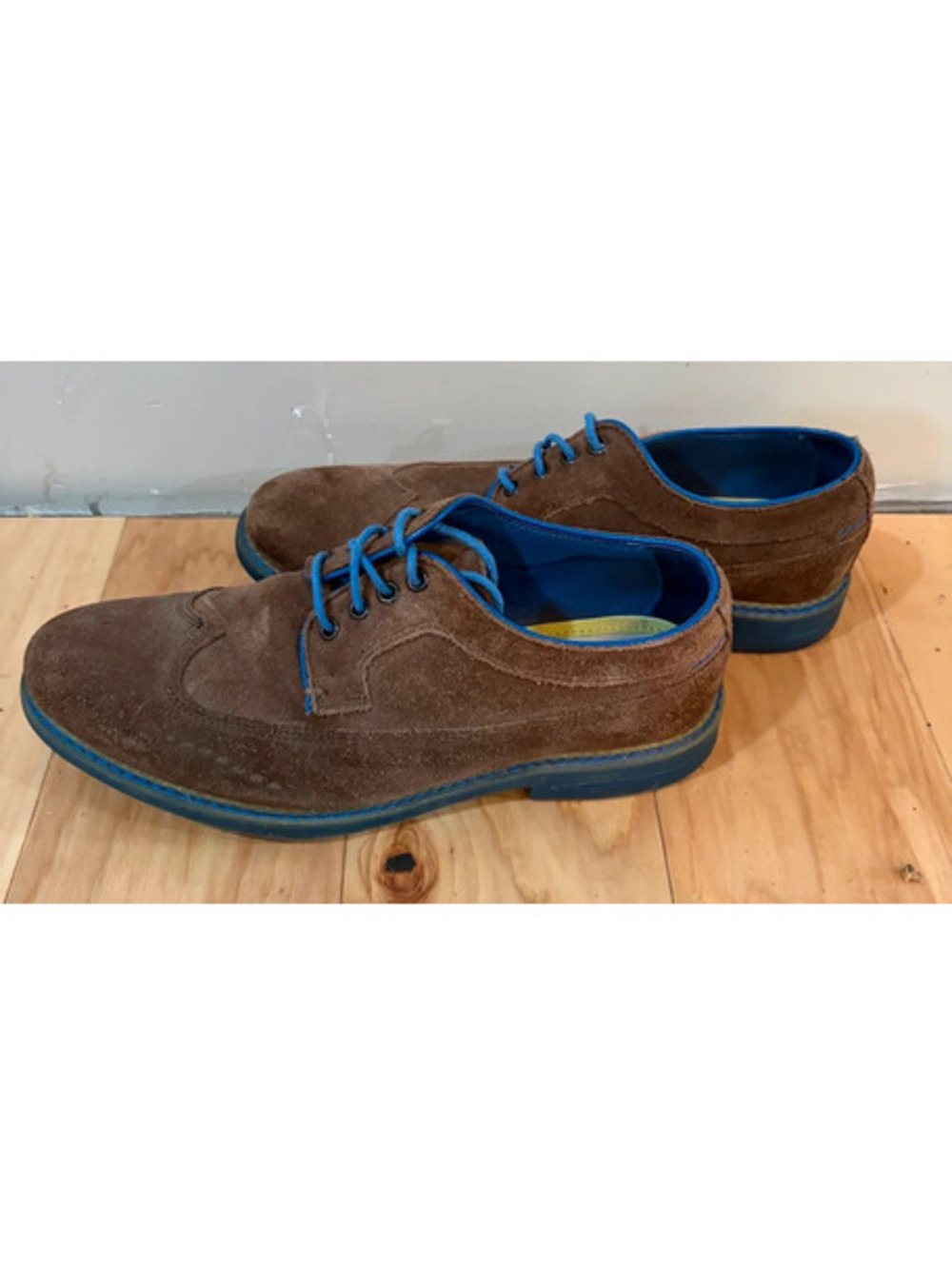 Ted Baker Juippita Brown Suede Wingtip Oxford Men’s Size 8